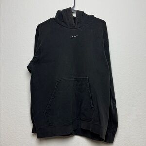 Vintage Nike Men's Charcoal Hoodie